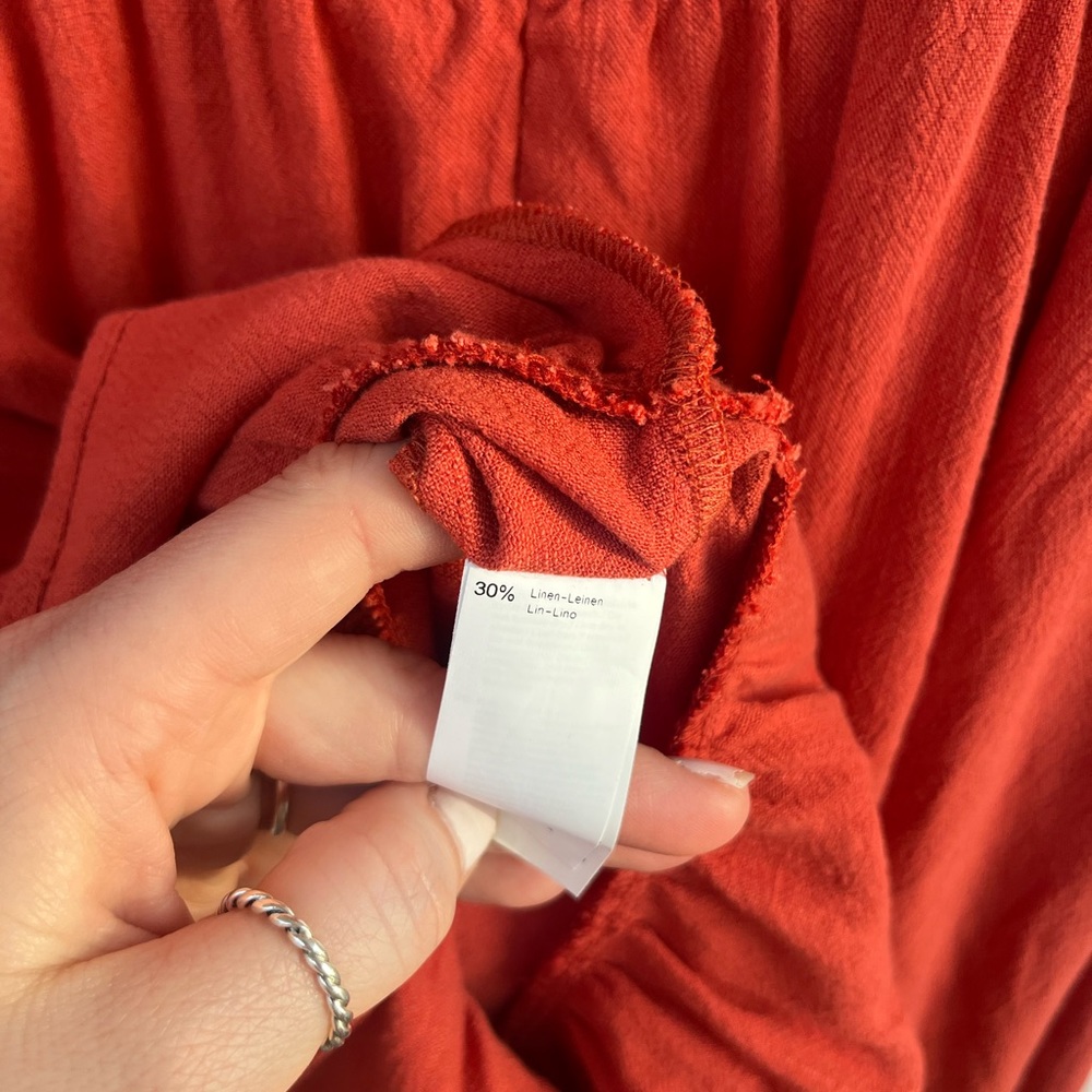 Cupshe Red Ruffle Mini Dress - Picture 6 of 6